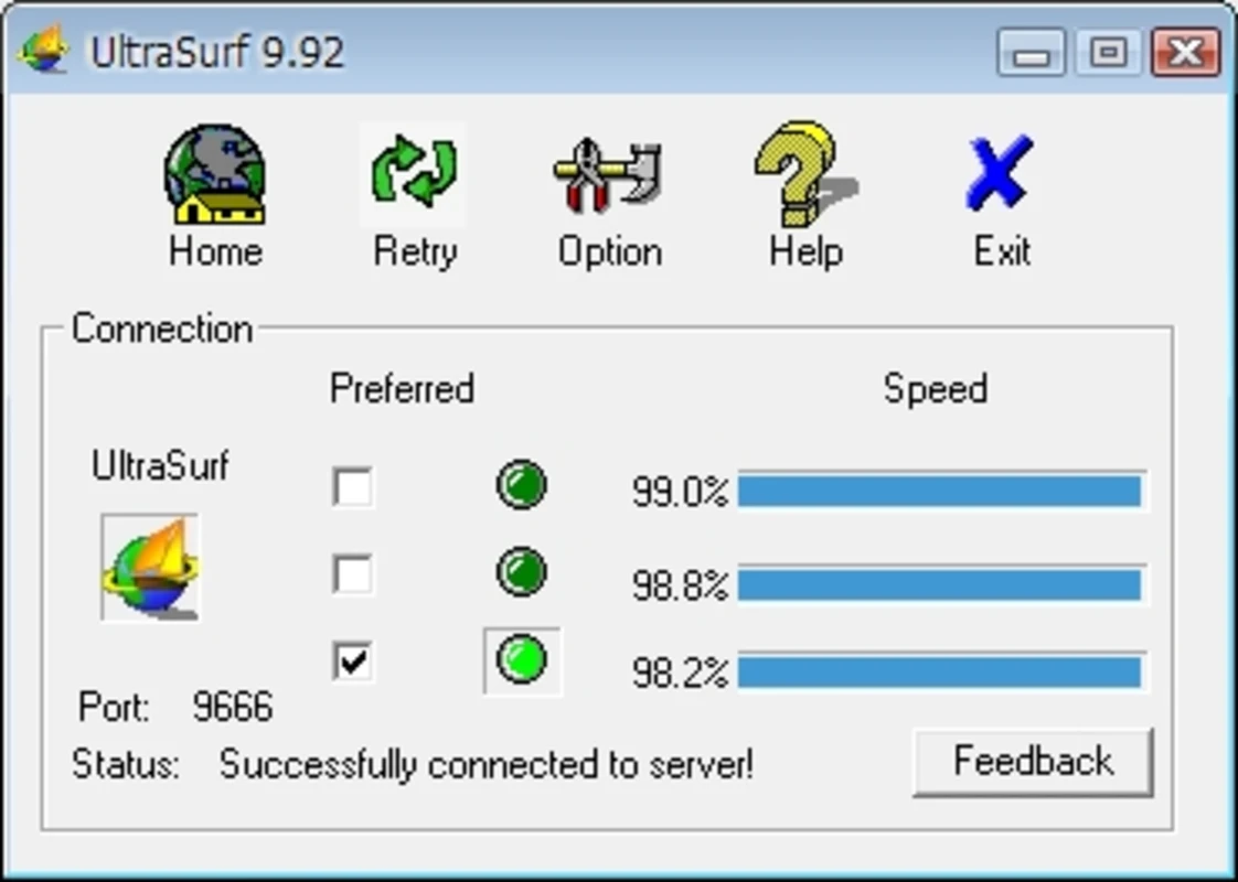 UltraSurf — captura de tela 4
